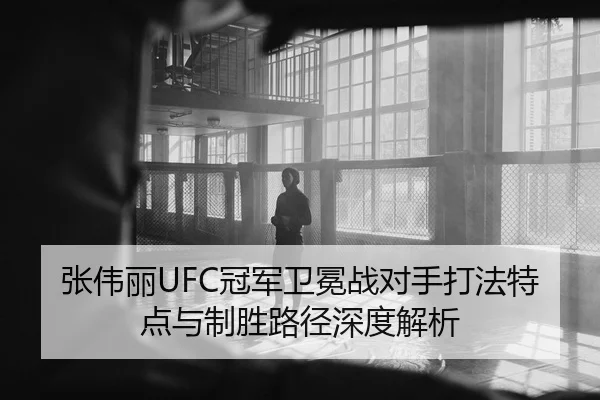 张伟丽UFC冠军卫冕战对手打法特点与制胜路径深度解析